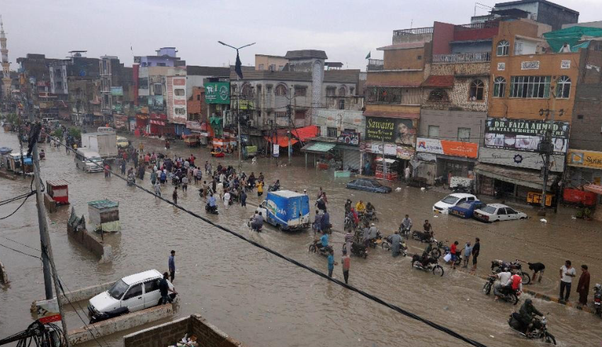 Monsoon season paralyzes Pakistan's largest city, Karachi