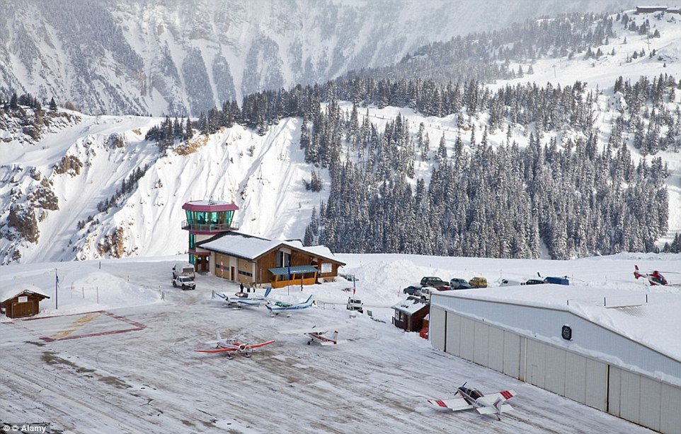 courchevel altiport, france
