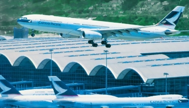 Cathay Pacific Boeing 777 taxiway error Manila