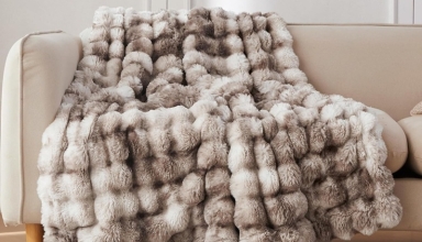 luxury faux-fur blanket dupes