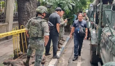 doj compound manila explosion