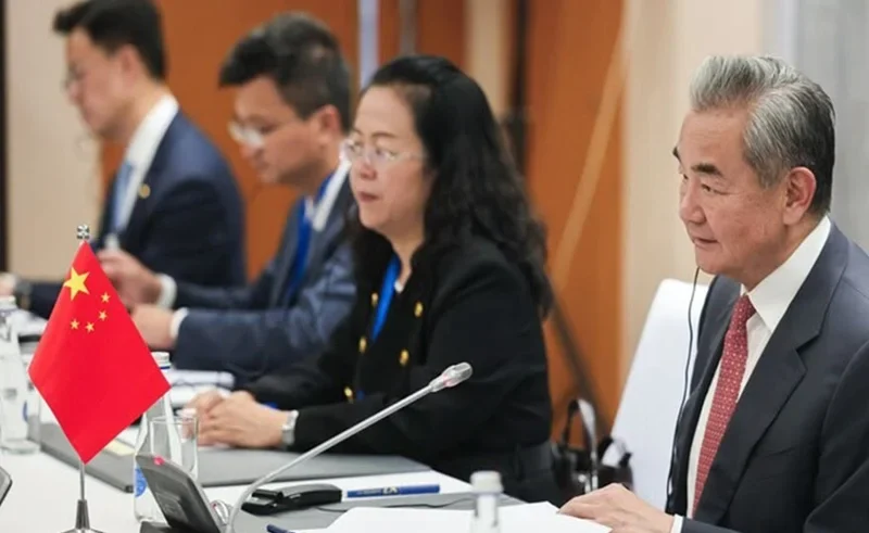 wang yi motegi meeting at asean