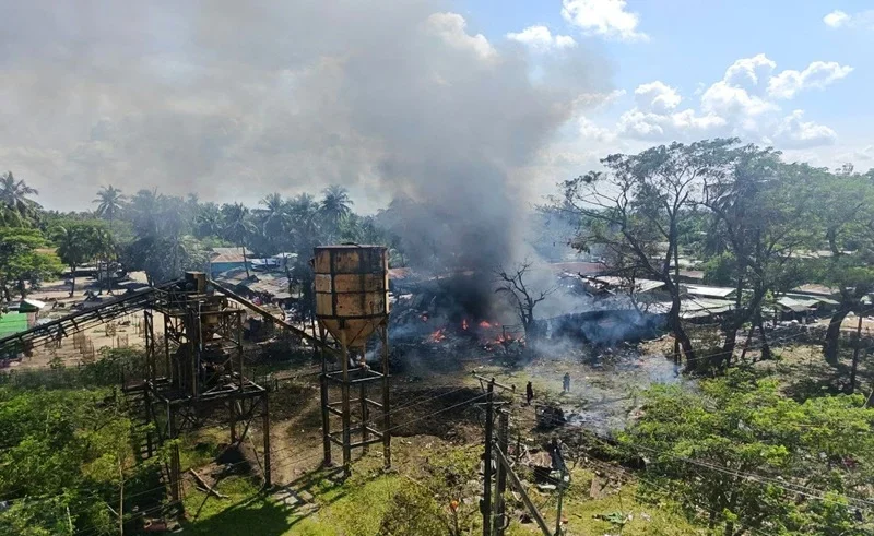 rakhine airstrike