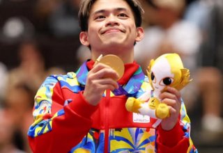 Carlos Yulo Wins Asian Games Floor Exercise Gold
