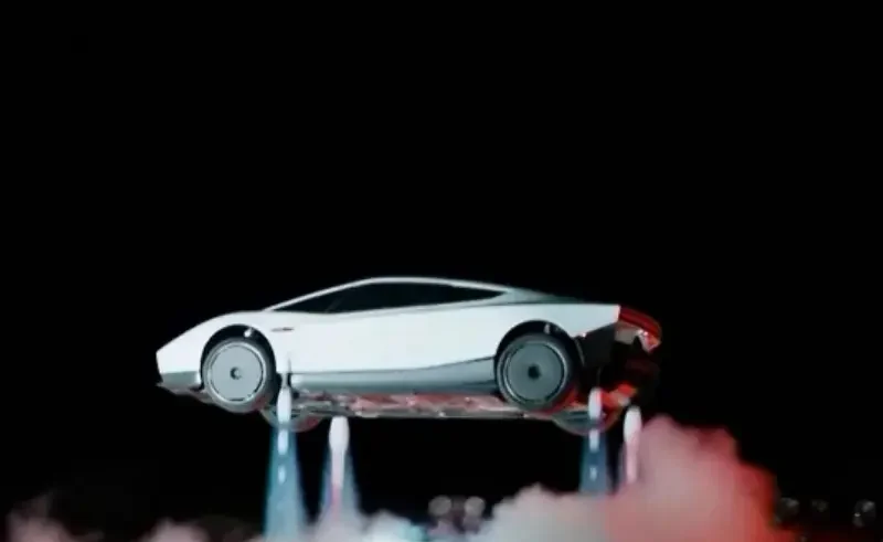 Tesla Roadster Flying Car