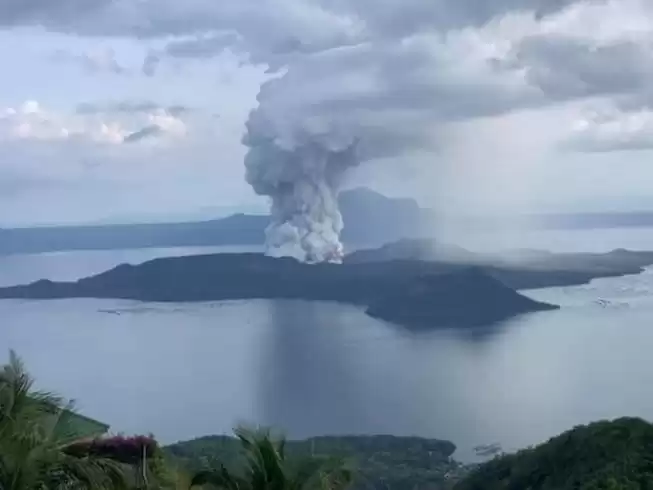 PHIVOLCS lowers the status of Taal Volcano to Alert Level 2