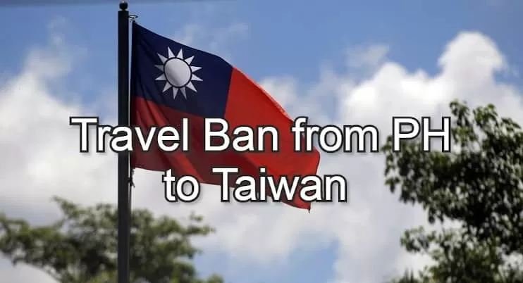 Travel Ban from PH to Taiwan