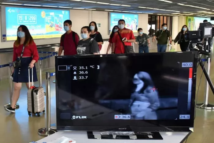 Japanese arrivals strictly screened