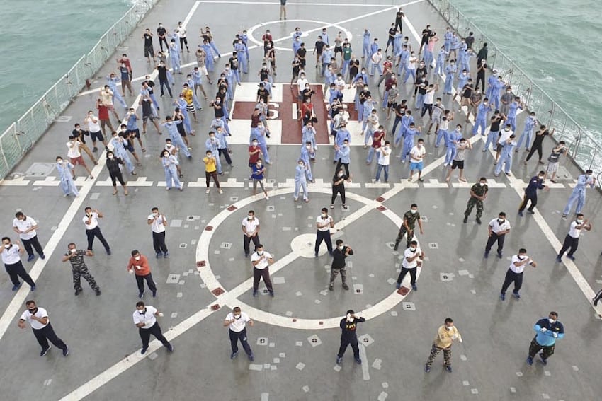 14-day Covid-19 quarantine done, 188 Indonesian crew members of World Dream ready to go home