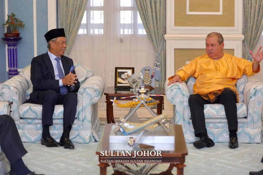 Johor Sultan grants audience to PM on Covid-19 situation