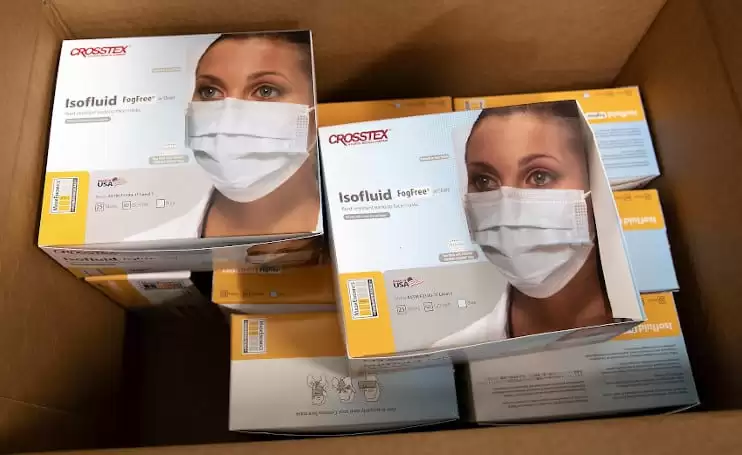 Hospitals Seek Supplies of Face Masks