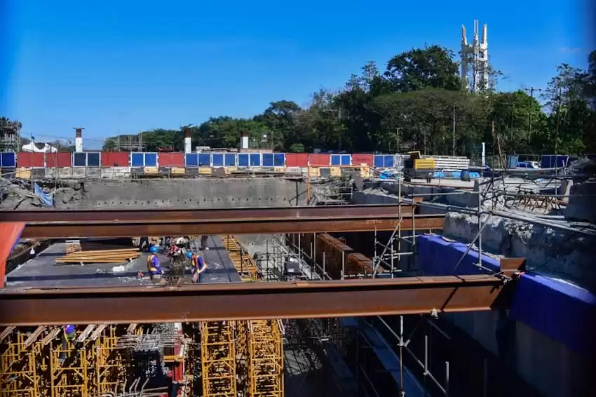 MRT7 Above-Underground Construction