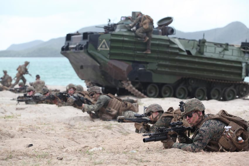 Combat exercises between two countries, Thailand-USA