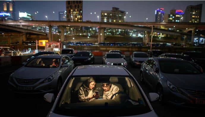 South Korea drive-in cinemas increases sales over virus fears