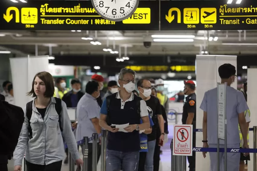 Passenger on arrivals face mandatory measures