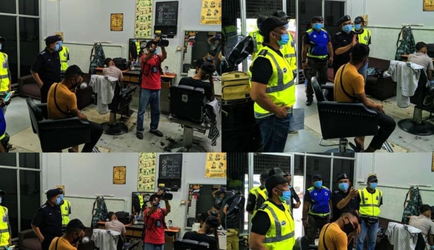 Malaysian Police have arrested thirteen men for defying MCO