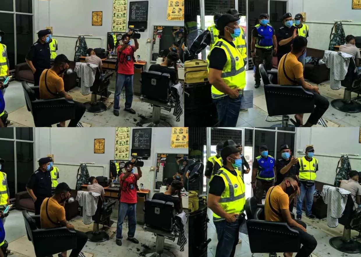 Malaysian Police have arrested thirteen men for defying MCO