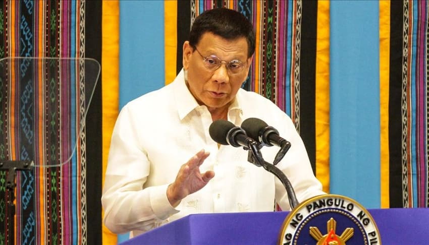 Philippines President Rodrigo Duterte