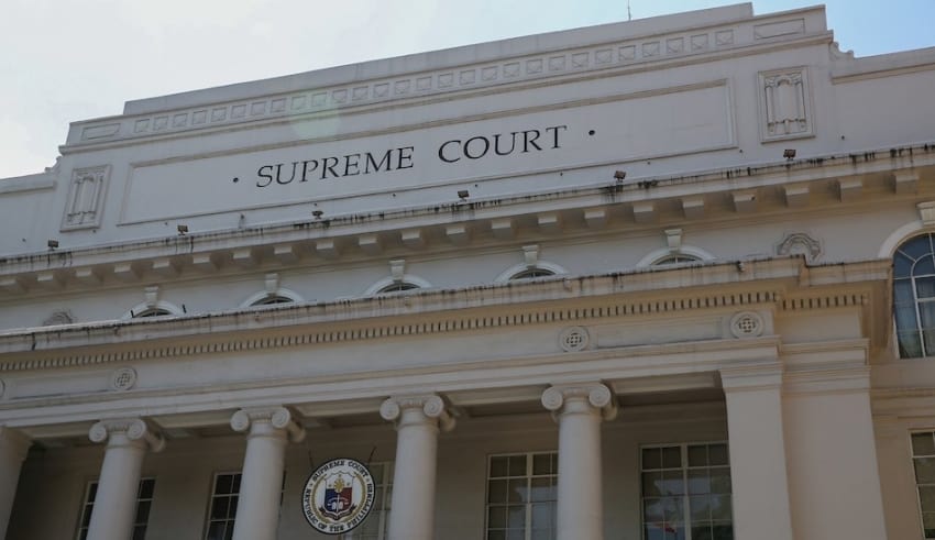The Supreme Court building located in Manila