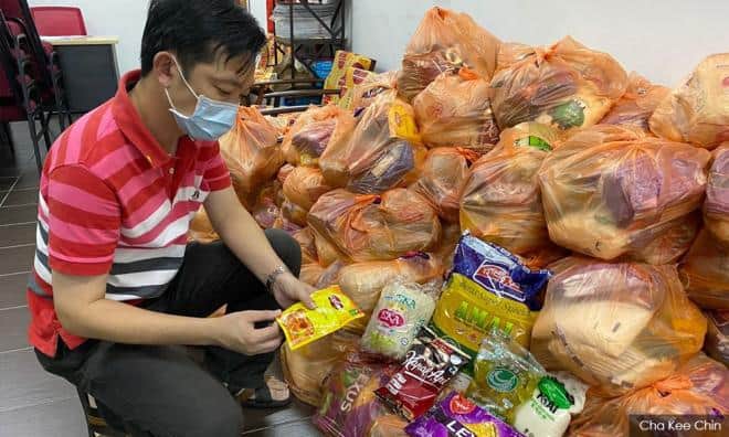 RM35 food packs provided by NGO