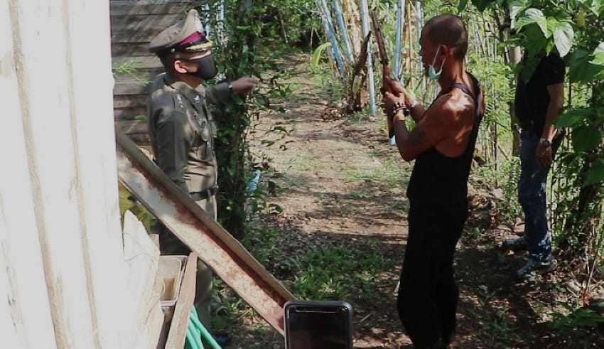 Buddhist Monk killied in a forest in Lampang Province