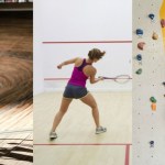 Indoor sports includes cycling, tennis and climbing