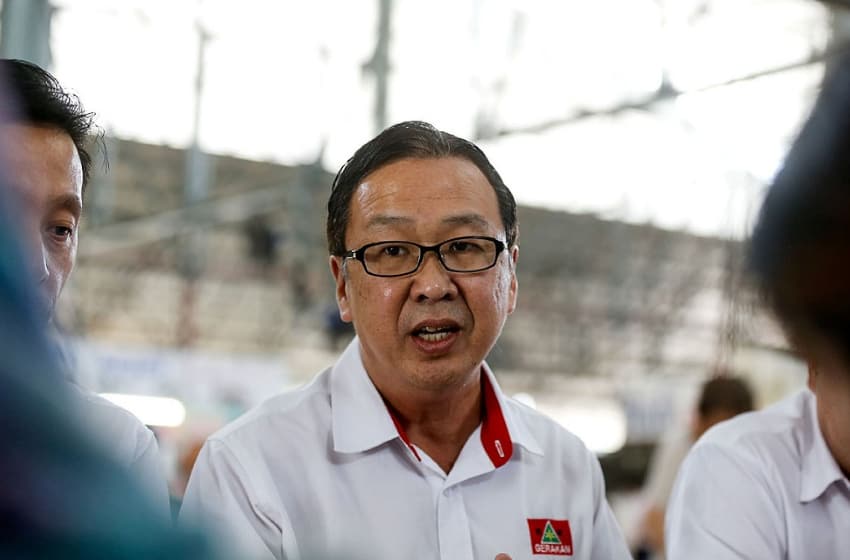 Gerakan President Datuk Dr. Dominic Lau spoke in an online press