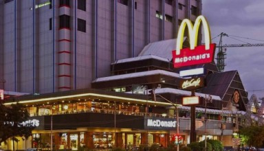 McDonald's first opened in Sarinah Thamrin, Indonesia