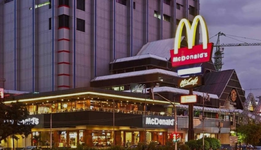 McDonald's first opened in Sarinah Thamrin, Indonesia