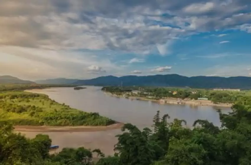 Mekong River projects conducted by collaboration of Laos and China