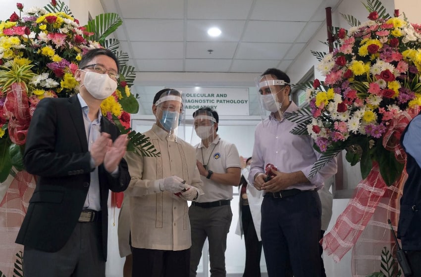 China opens Covid-19 diagnostic lab in Pampanga, to test 3,000 daily