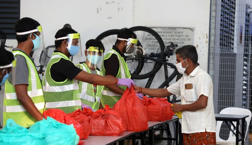 Singapore migrant workers during the Covid-19 pandemic was “on the radar”