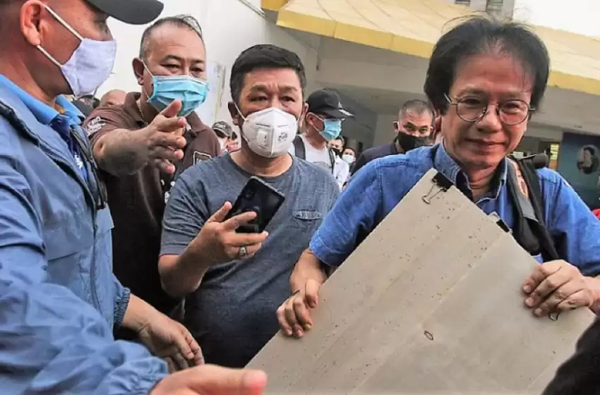 Two activists were arrested at the Bangkok Arts and Culture Centre