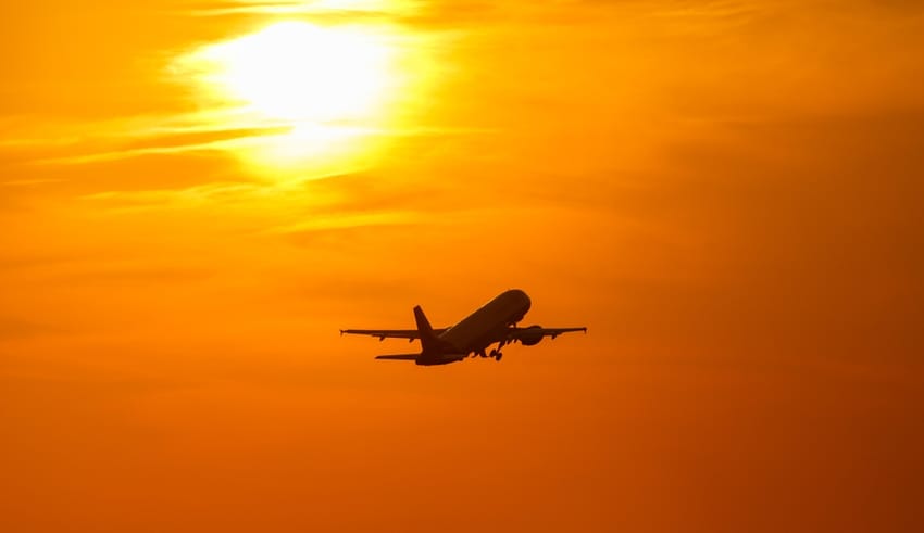 Vietravel Airlines airplane departs from airport