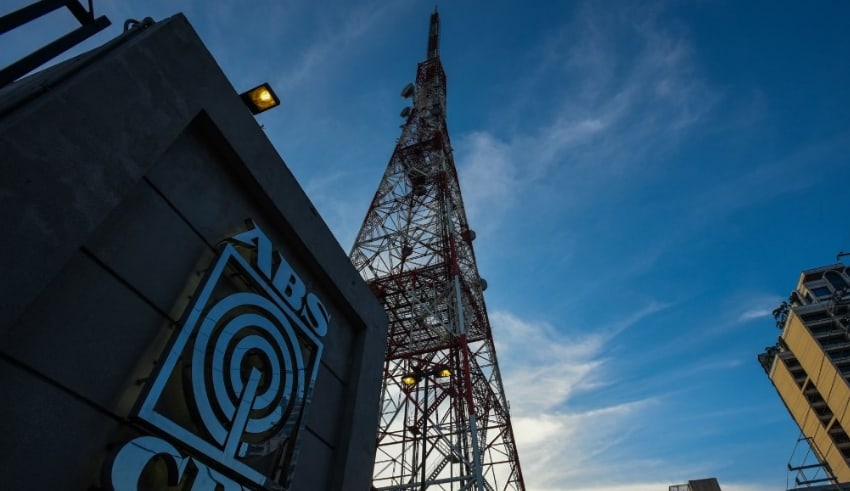 ABS-CBN network headquarters in Quezon City in the Metro Manila area