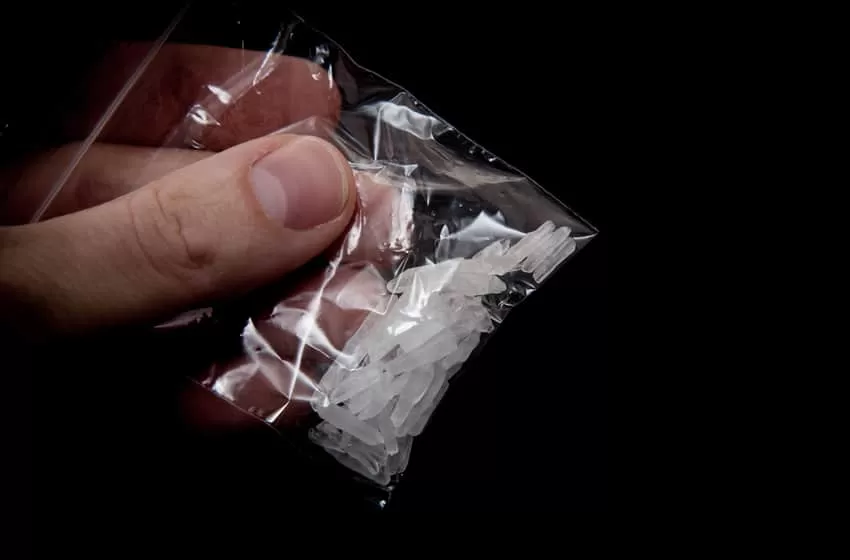 Methamphetamine Drug Runner Busted in Northeastern Thailand