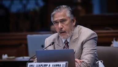 Senate President Vicente Sotto III