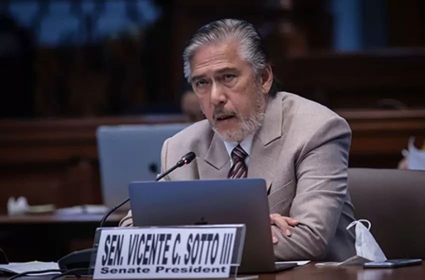 Senate President Vicente Sotto III