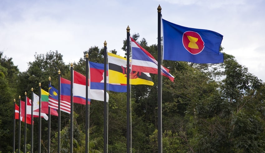 flags of southeast asia countries ASEAN Economic Community