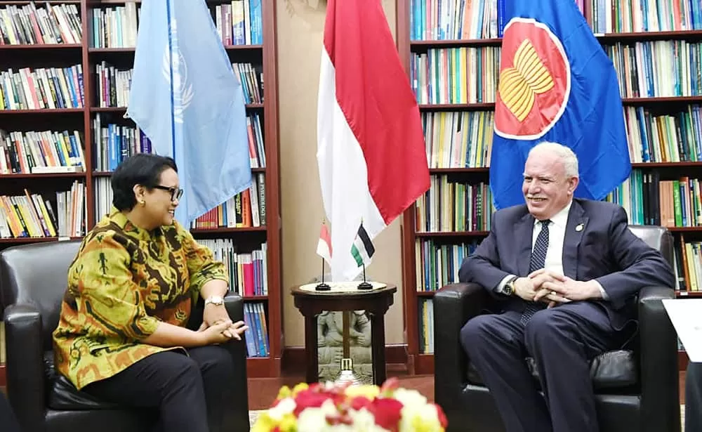Strongly condemning West Bank Israel annexation plan, Indonesian Foreign Affairs Minister writes letter to 30 countries