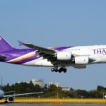 Thai Airways airport took off at thailand airport