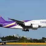 Thai Airways airport took off at thailand airport