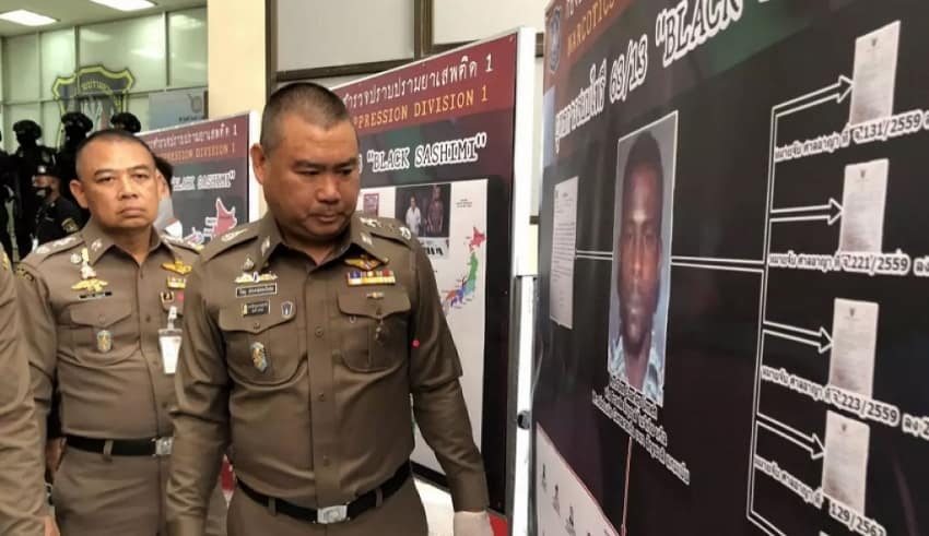 Thailand’s narcotics suppression police have seized a huge amount of drugs