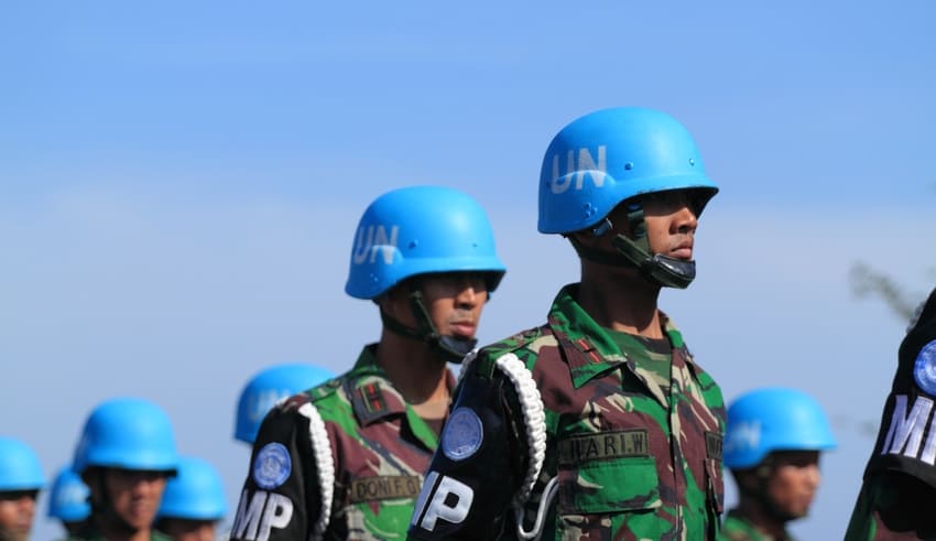 Indonesian peacekeeper