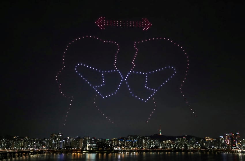 COVID-19 Over Space: Hundreds of Drones Light up Seoul’s Night Skies