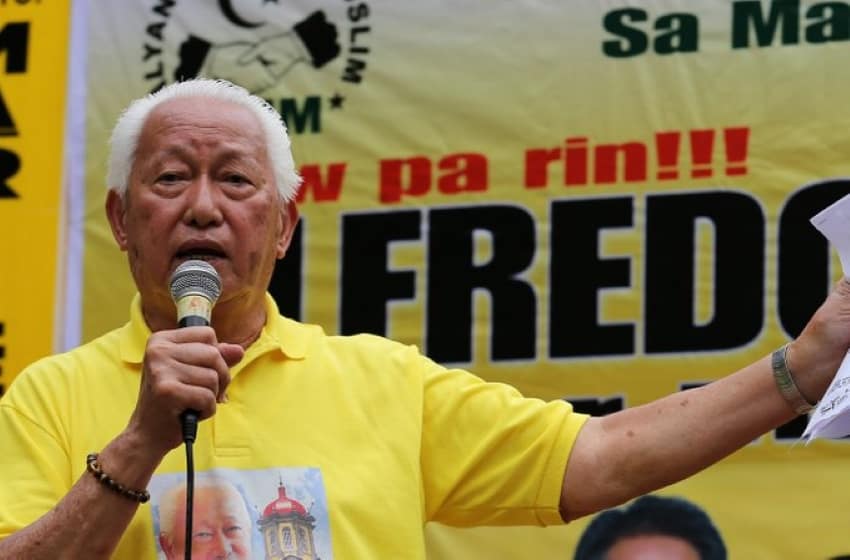 Ex-Manila Mayor Alfredo Lim dies at 90