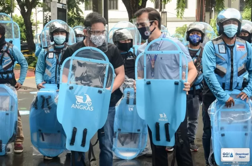 Angkas provides free rides to health workers in Manila