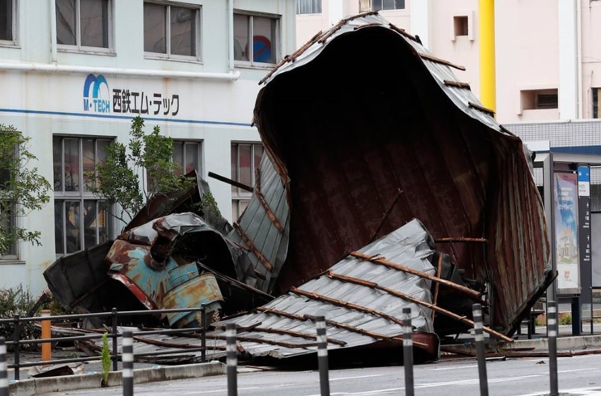 Typhoon Unexpectedly Hits South Korea after Japan Experienced Landslides