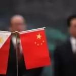 China and Philippine Flag
