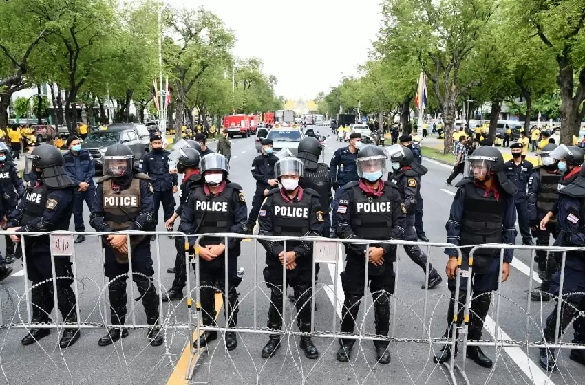 pro-democracy protesters
